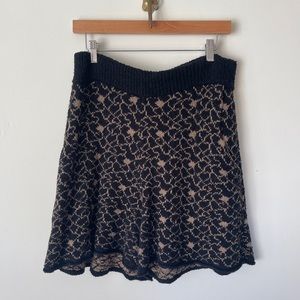 Ajaie alaie bouquet knit crop top and short (Set)